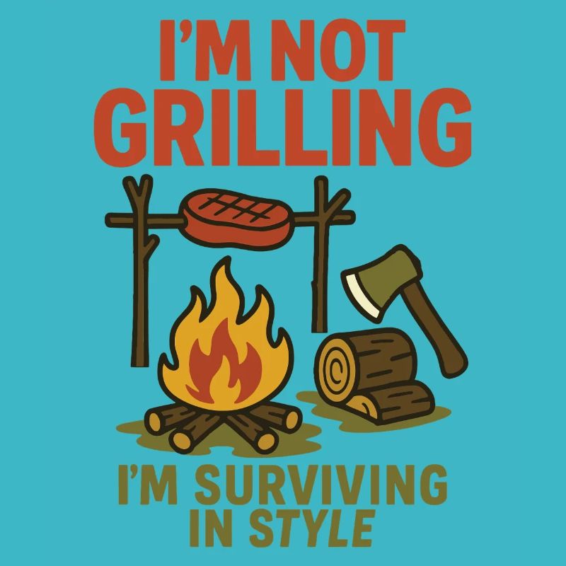 Prepper Survival Bushcrafting Je ne suis pas