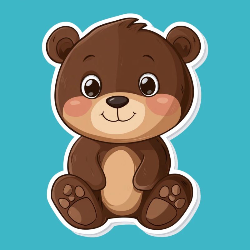 Ours mignon – Idée cadeau pour les fans de forêt et d’animaux
