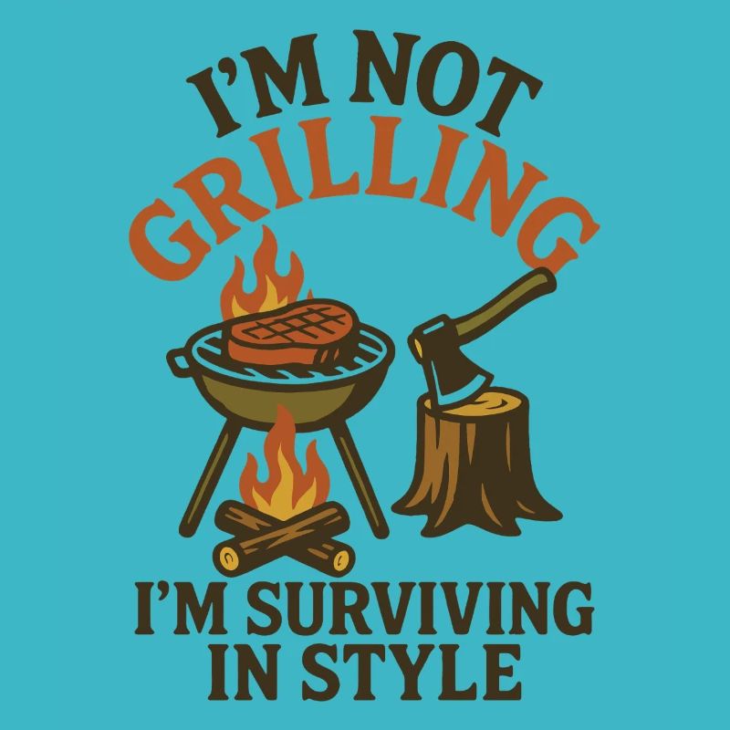 Ich Grille Nicht Ich Überlebe Mit Stil Prepper