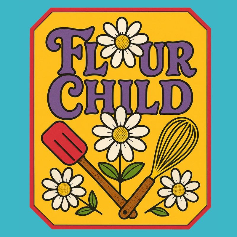 Flour Child Retro Baking Art