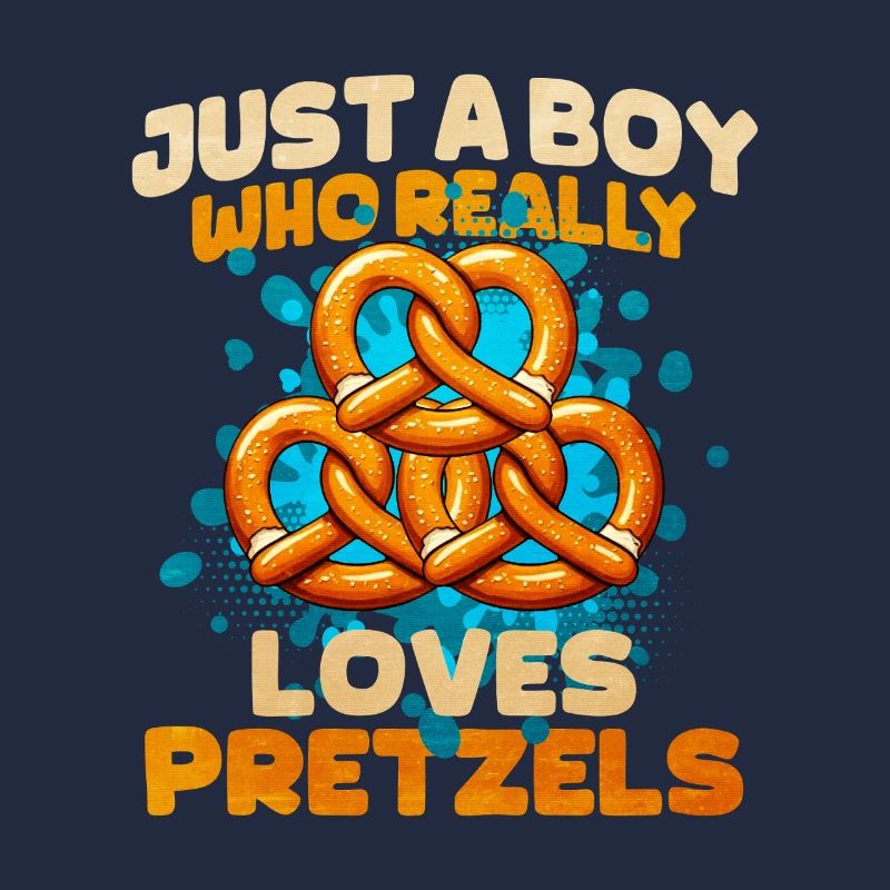 Bretzel Pretzel-Design mit Spruch