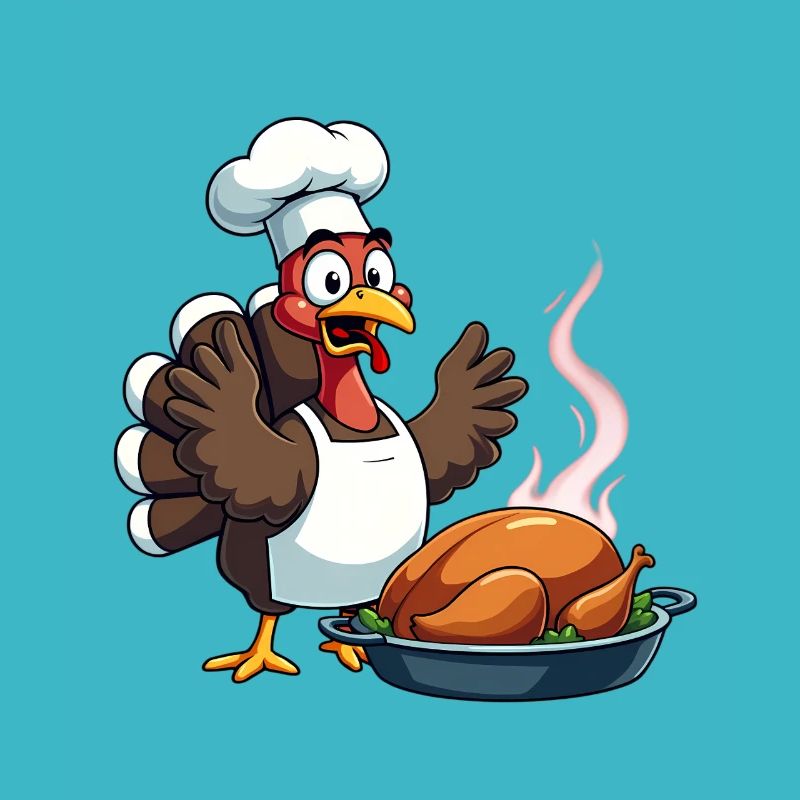 Cuisinier de dinde de Thanksgiving