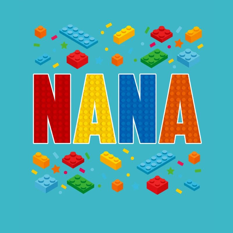 Nana brique constructeur grand-mère créative amant de blocs