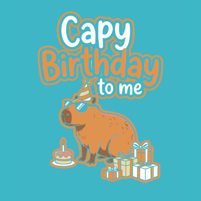 Capy Geburtstag Partymotiv