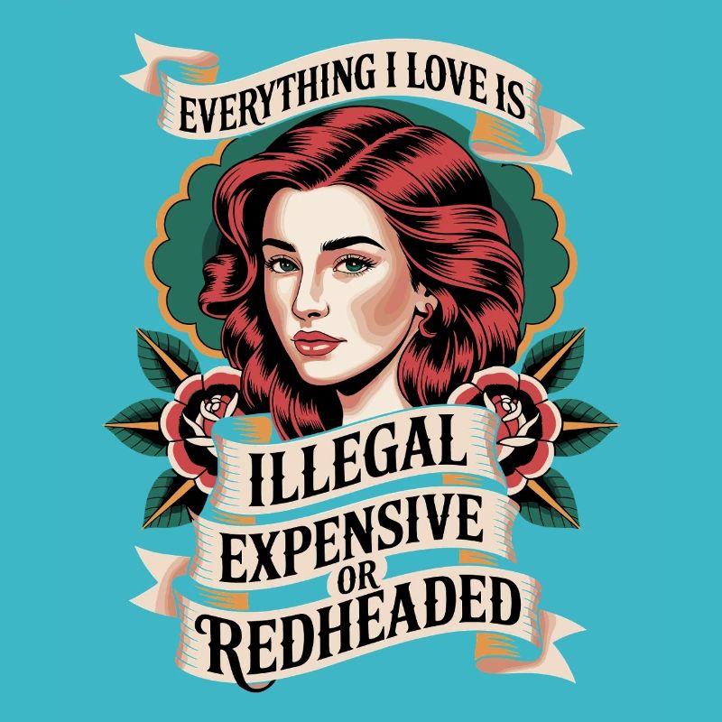 Everything I Love Is Illegal Expensive Rothaarig
