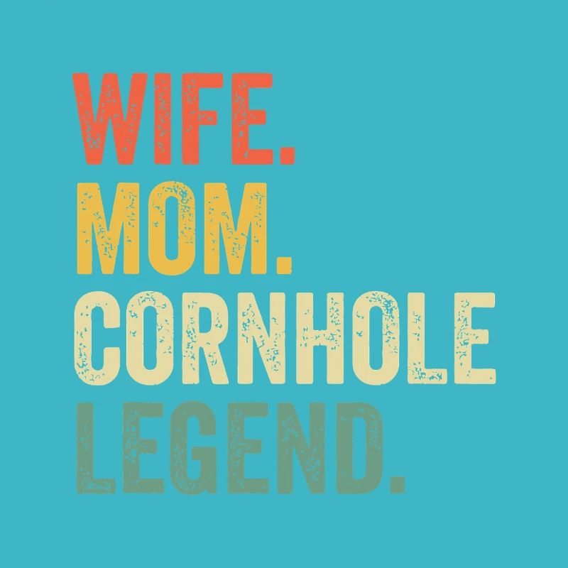 Ehefrau-Mama Cornhole-Legende