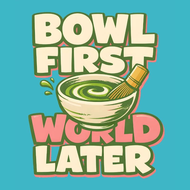 First matcha, then world | Tea Humor
