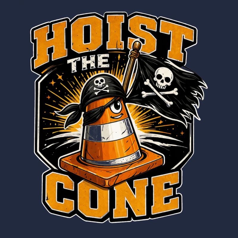 Construction Worker Road Construction Traffic Cone