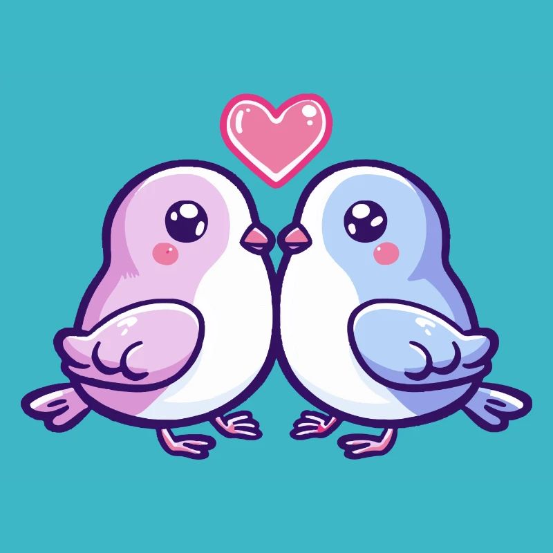 Taube Paar Verliebt Vogel Peace Valentinstag