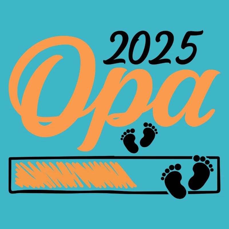 Werdender Opa 2025 Opa loading Geschenk Männer