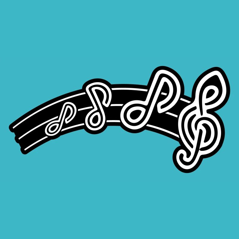 Clé de symbole de notes de musique