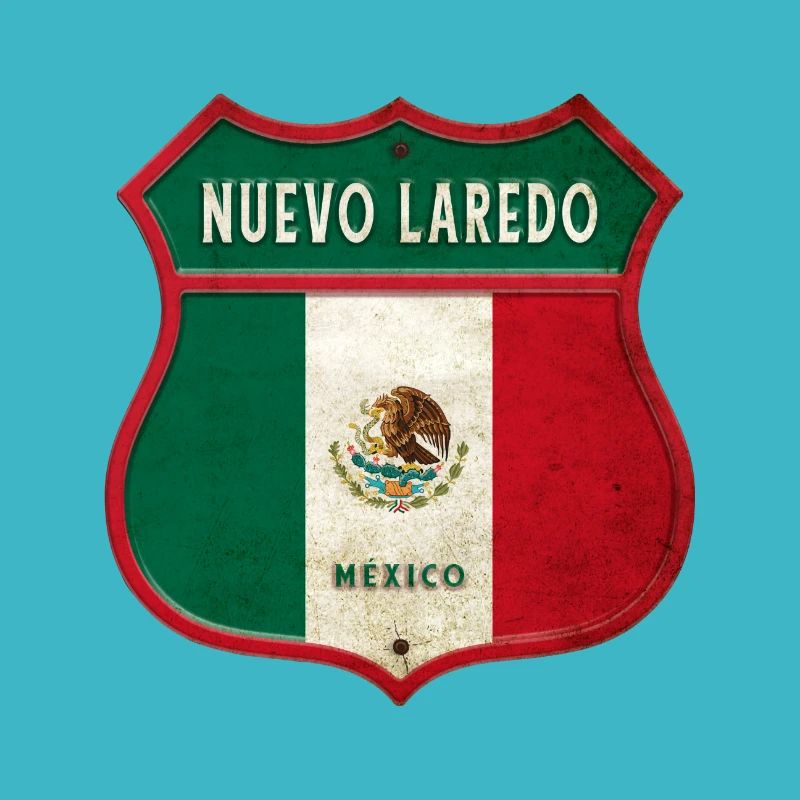 Nuevo Laredo Mexiko Wappen Design