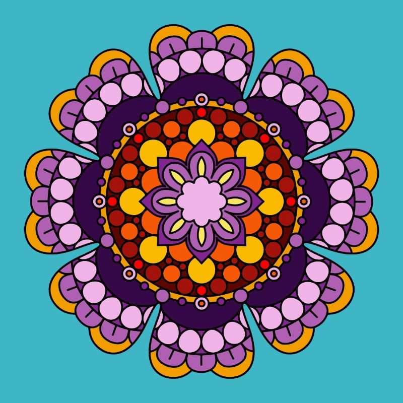 Mandala Meditation Art