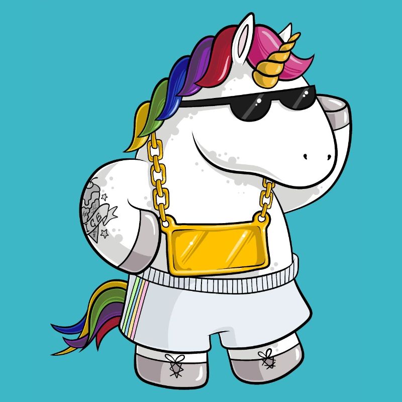 Unique Comic Einhorn
