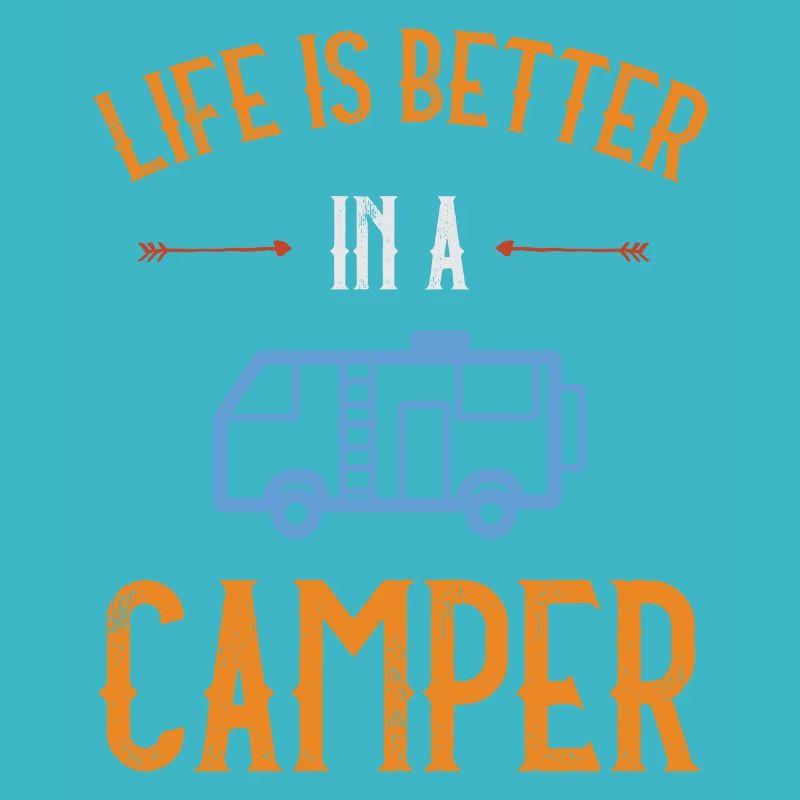 Das Leben ist besser in einem Camper