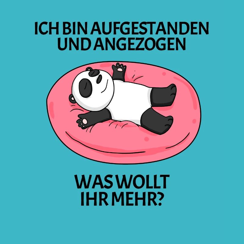 Aufgestanden und angezogen