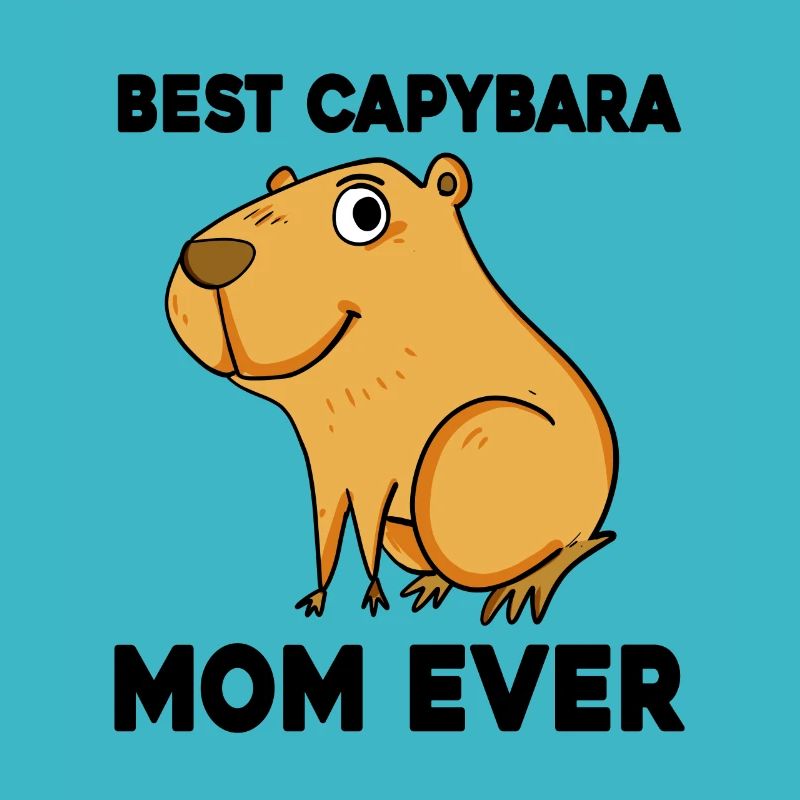 Capybara Mama Wasserschwein