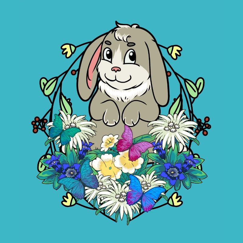 Early Spring Rabbit Easter Happy Easter Nature