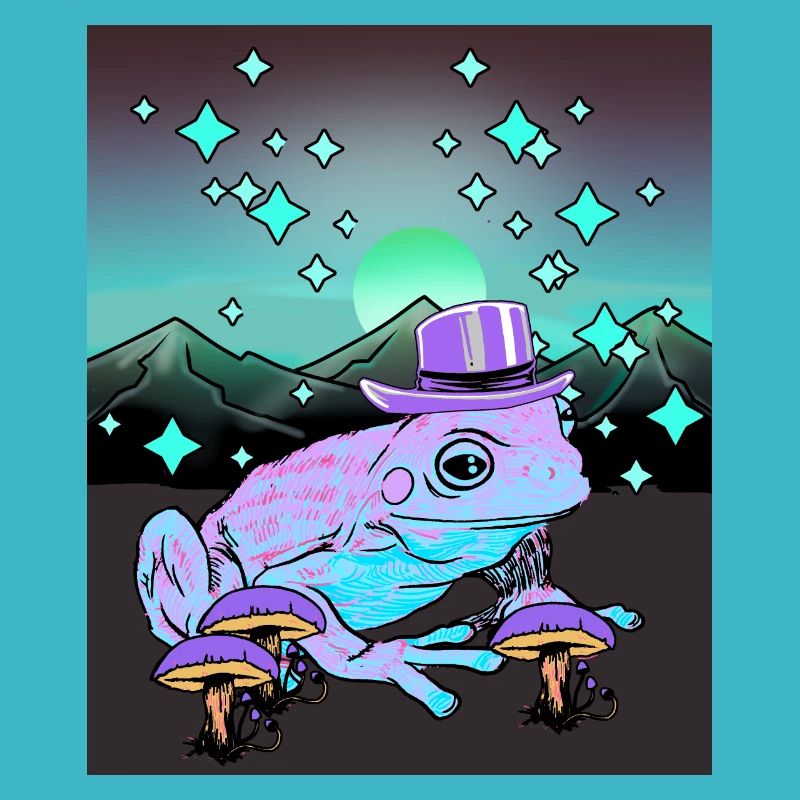Magic Frog Frogs Toad Amphibian Occult