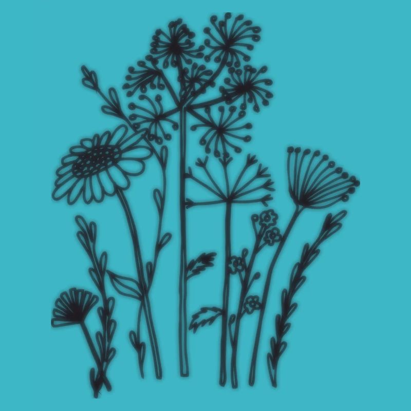 trockenblumen schwarz