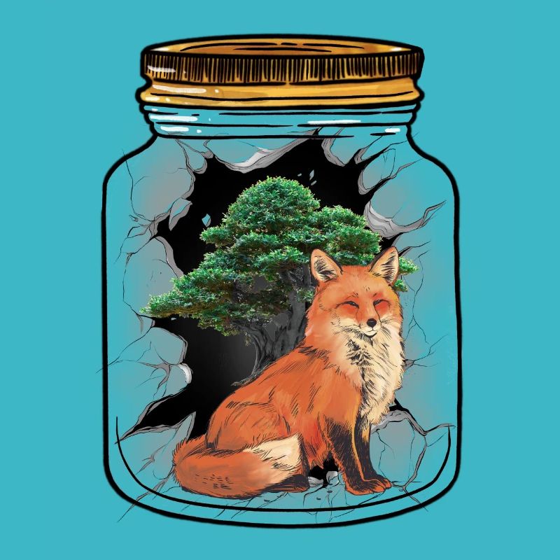 Fuchs Füchse Waldbewohner Baum