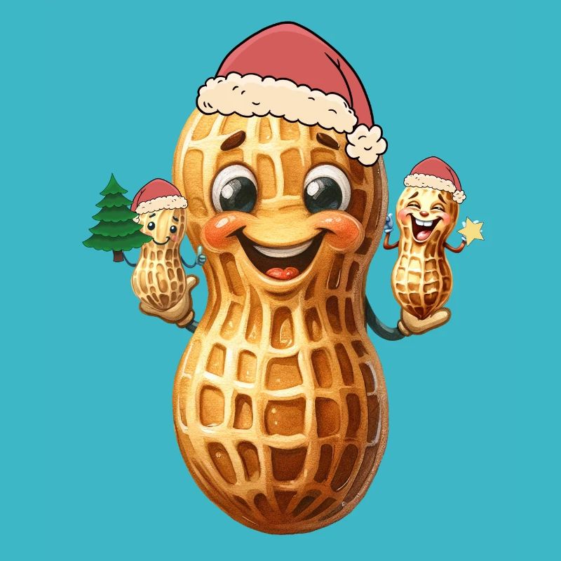 Weihnachtsgeschenk Nikolaus Weihnachtsmann Erdnuss