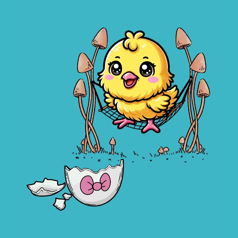 Chick Easter Kids Child Eggshell Baby Chicken