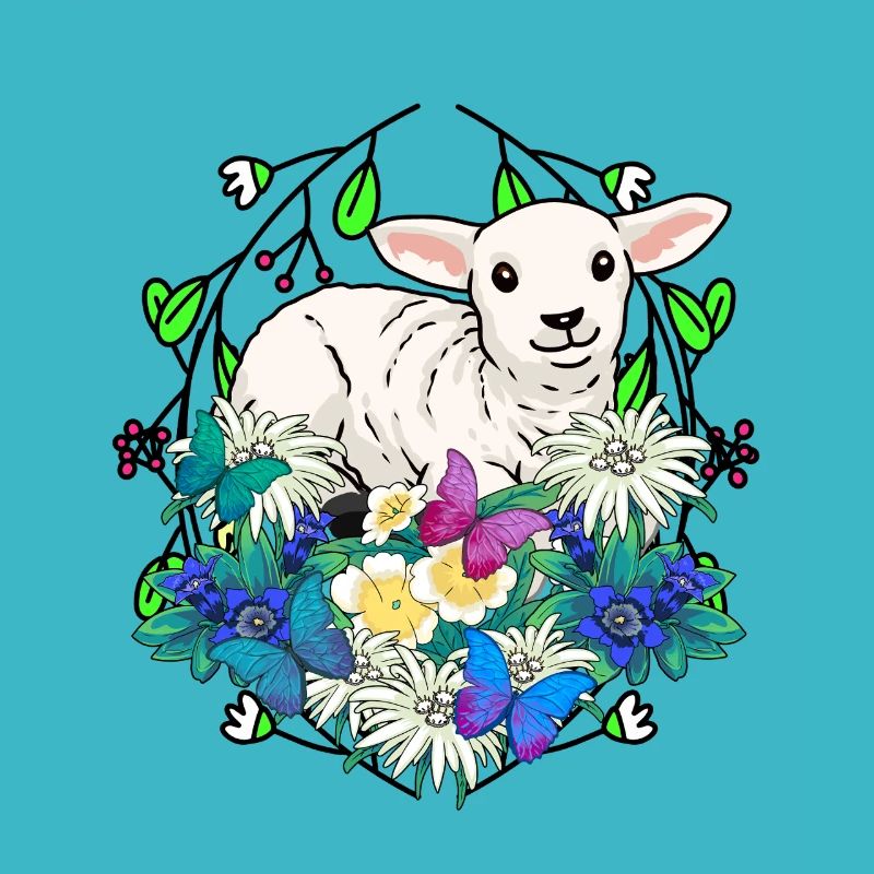 Easter Lamb Lambs Easter Children Child Sheep