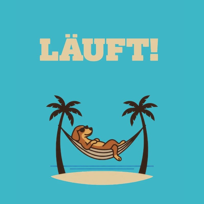 Running – Dog in Hammock