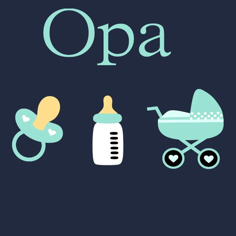 Opa Geburt Junge Vorlage personalisierbar