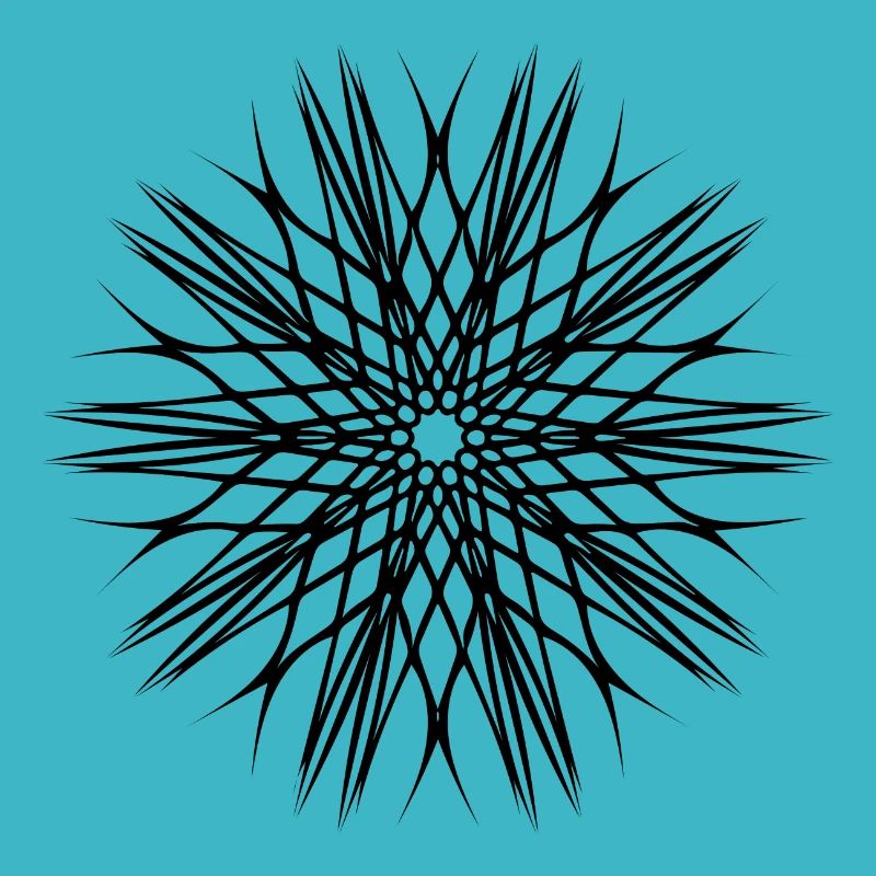 Lignes géométriques Cercle Forme mandala