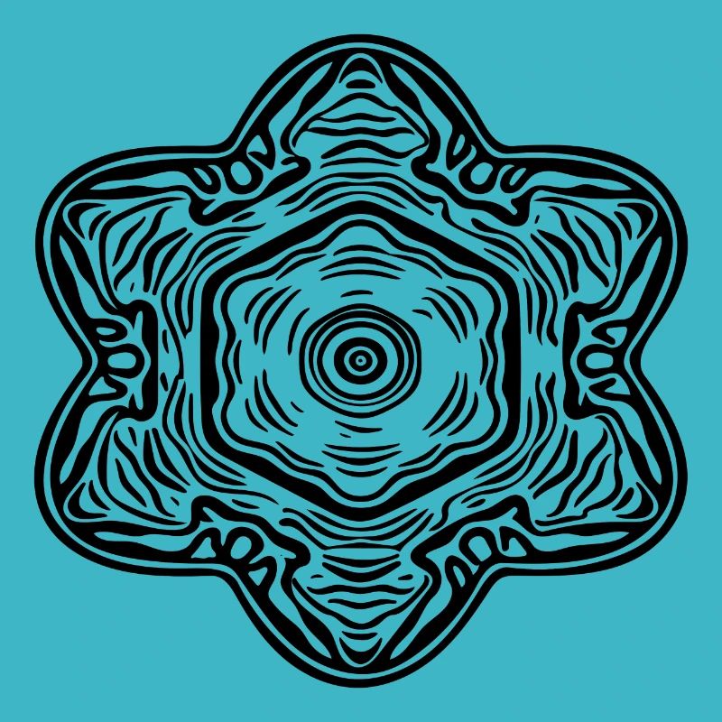 Forme géométrique des fleurs de mandala