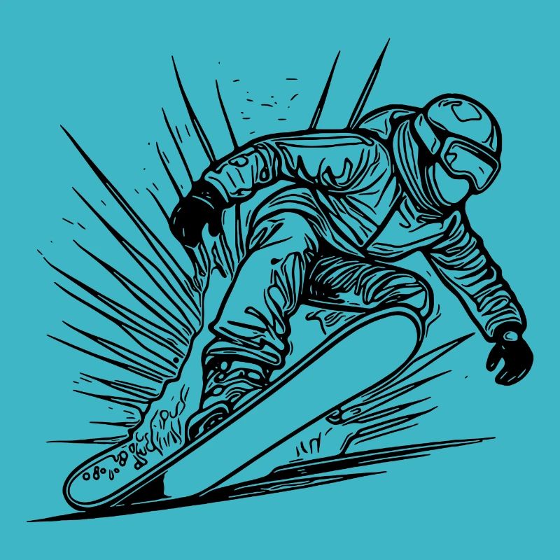 Snowboarding Style Krasser Snowboard Move