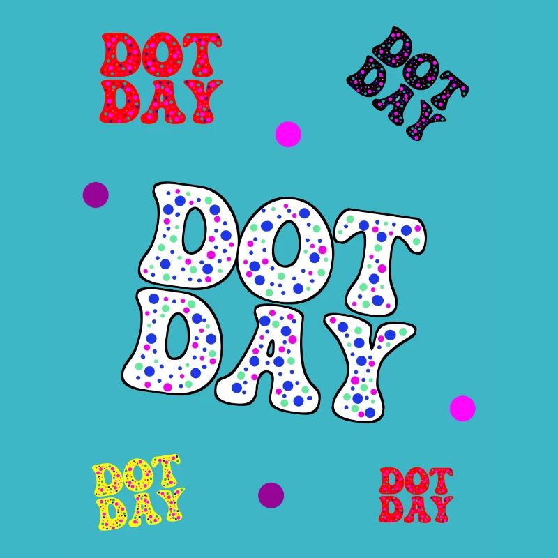 Dotday bunt - Text Pattern