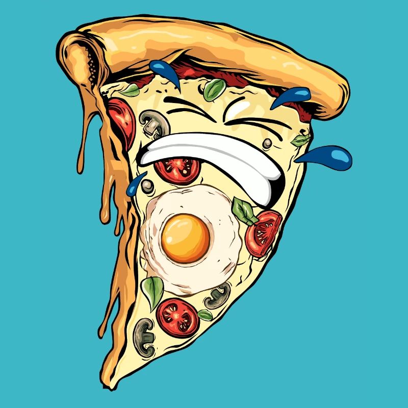 pizza hard humor soufrance difficult teeth drawing
