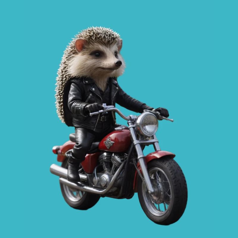 Herisson motard
