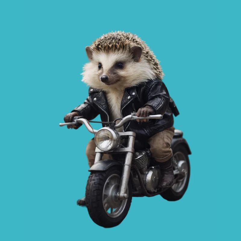Biker hedgehog