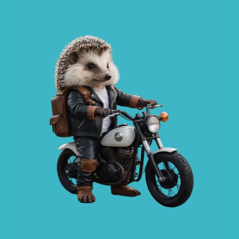 Biker-Igel
