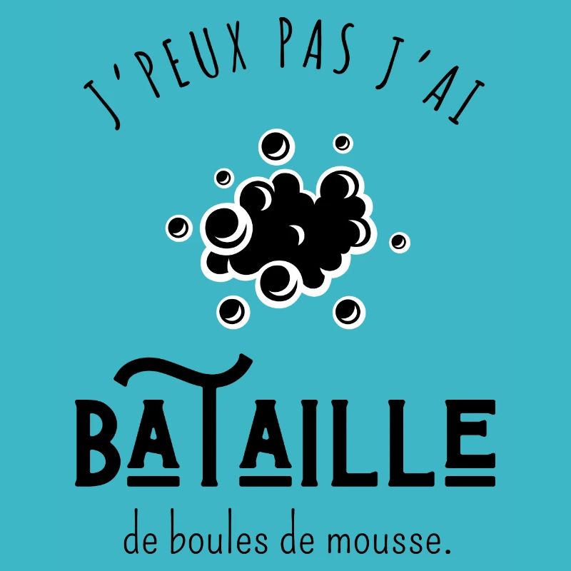 J’peux pas j’ai bataille de boules de mousse