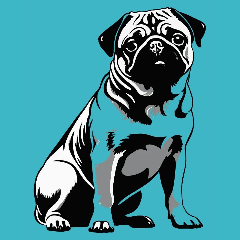 Mops Pug - Pet Dog Sticker