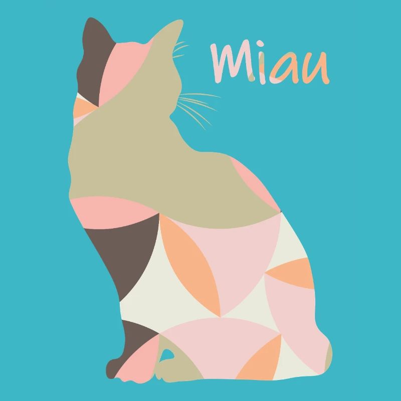 Miau - Katze - abstrakt