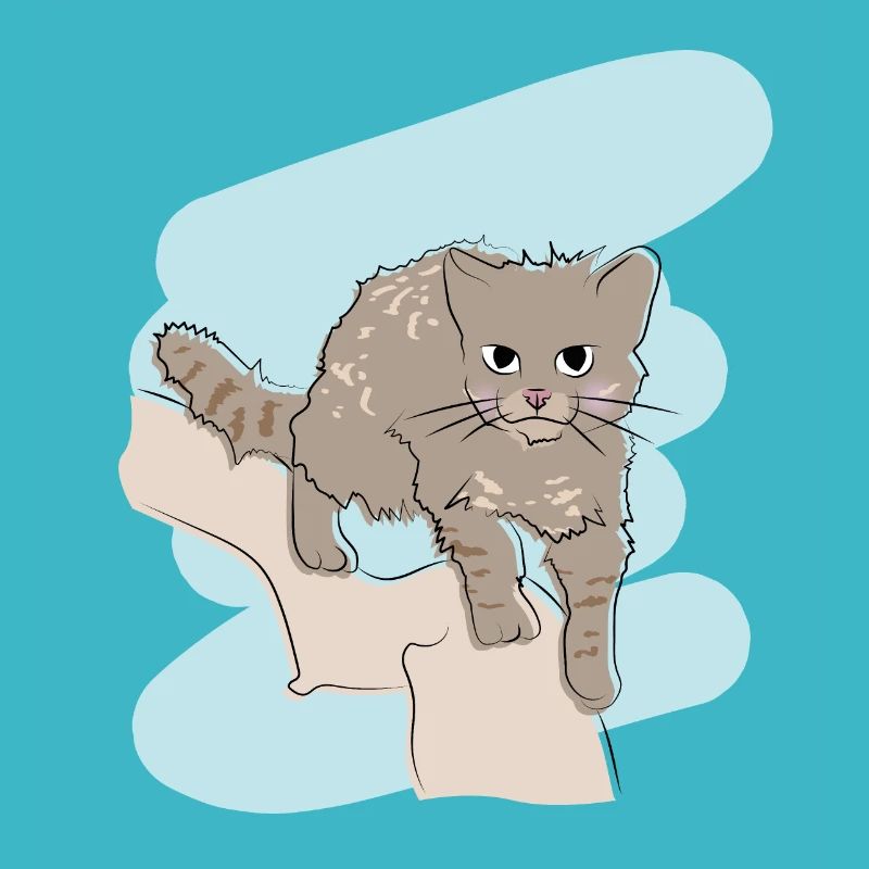 Design illustré avec wildcat