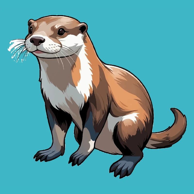 Otter - Cute Animal Sticker
