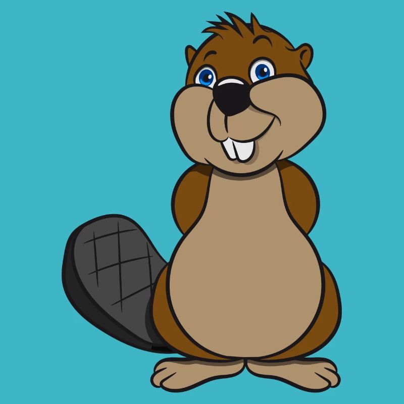 Beaver sweet doux bois effronté barrage eau forêt des animaux