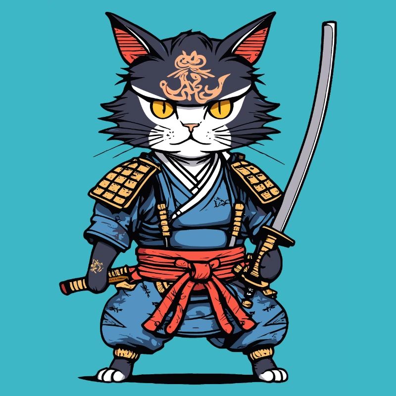 Chat samouraï #22