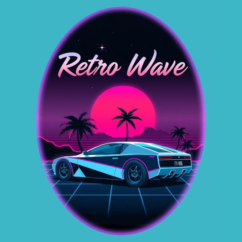 “Retro Wave” design