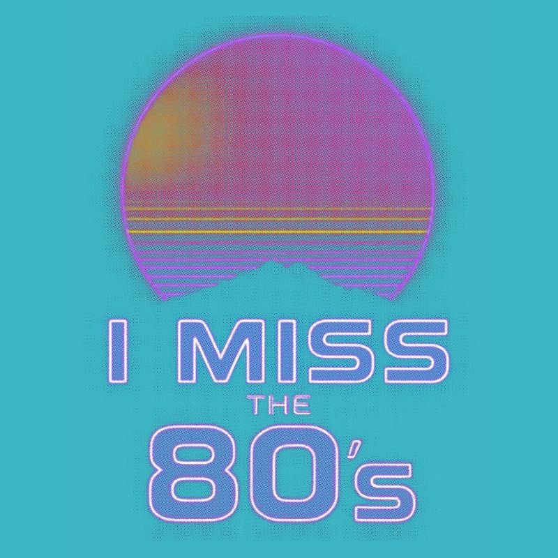 Ich vermisse die 80er – Neon-Sonnenuntergangs-Raster