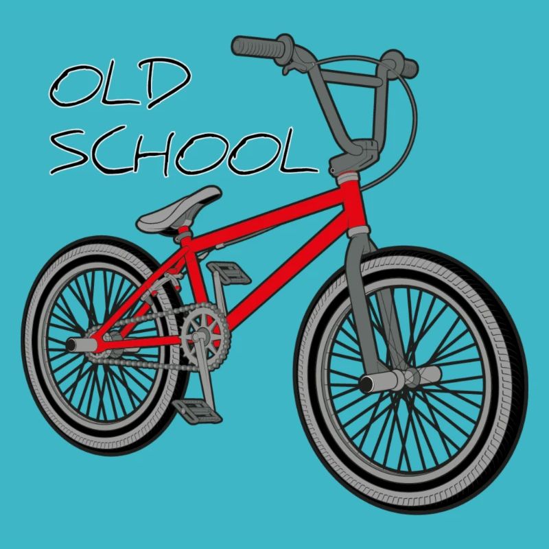 eat sleep bmx old school red