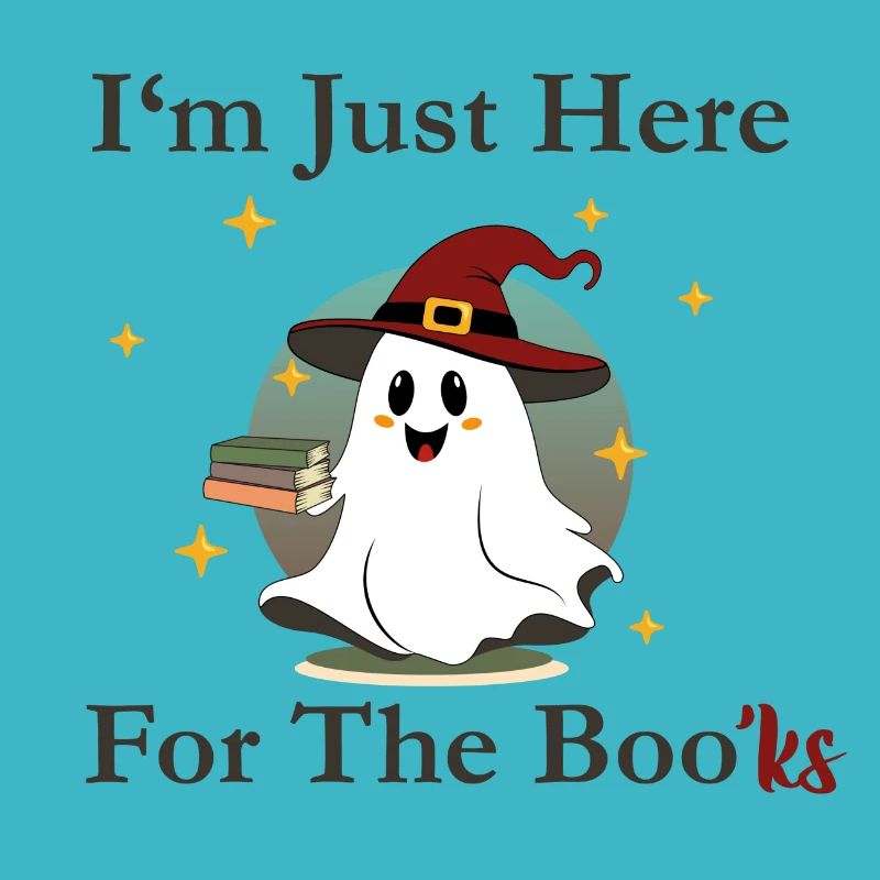 Halloweengeist mit Bücher