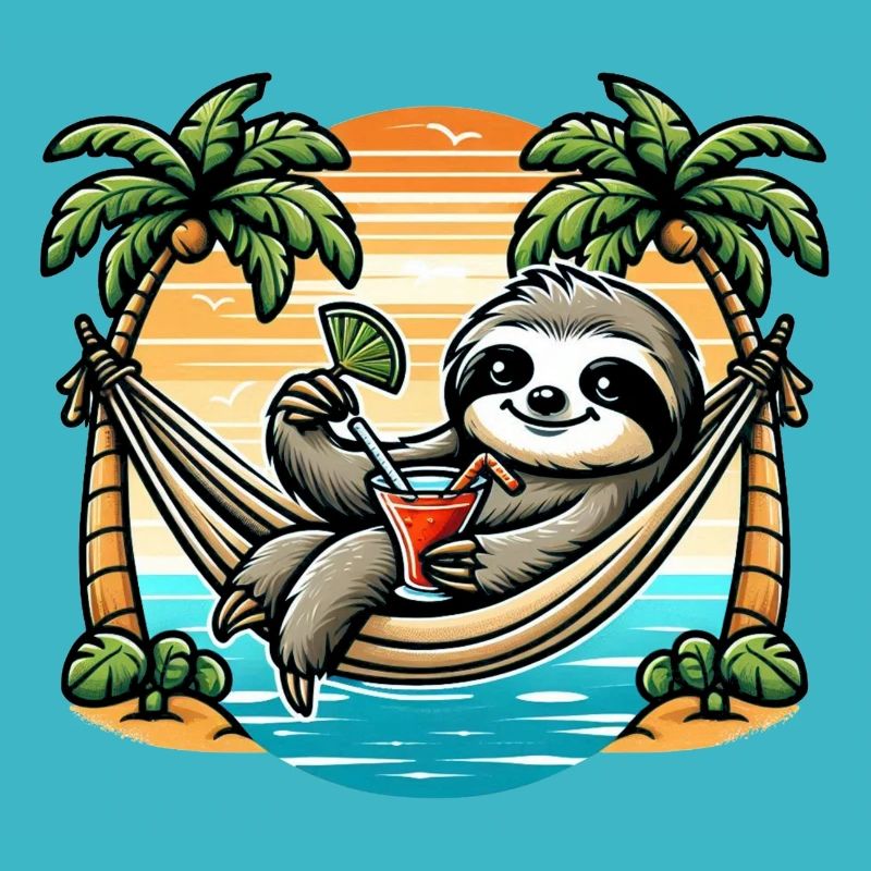 Faultier in Hängematte